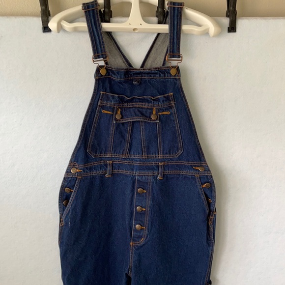 Roundy Ridge Dark Wash Carpenter Overall/Bibs - Picture 2 of 12